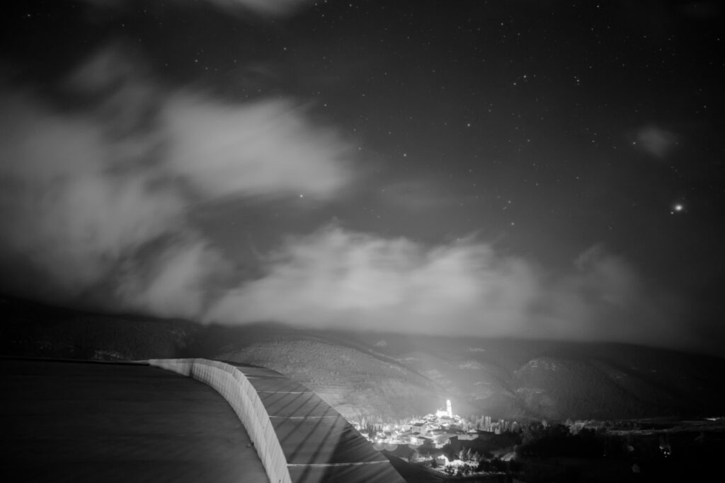 Night Village Observation